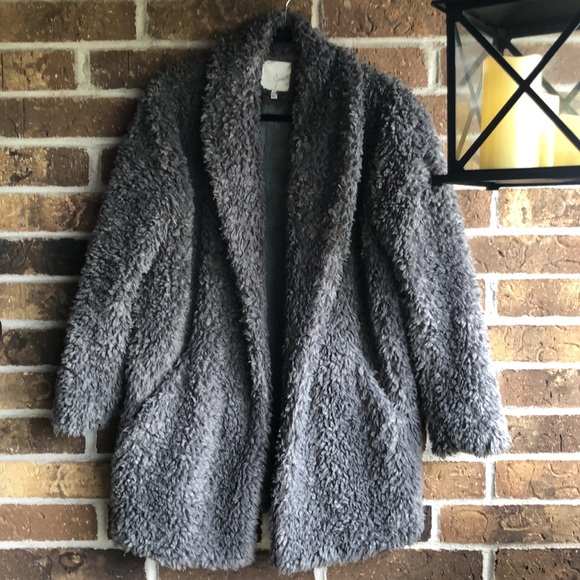 Joie Kavasia Dove Gray Single Botton Coat - Picture 10 of 13